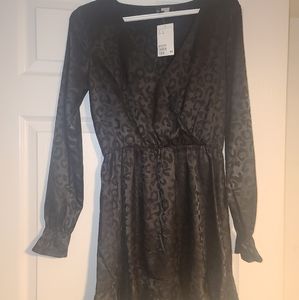 Black long sleeve H&M dress, size 6
